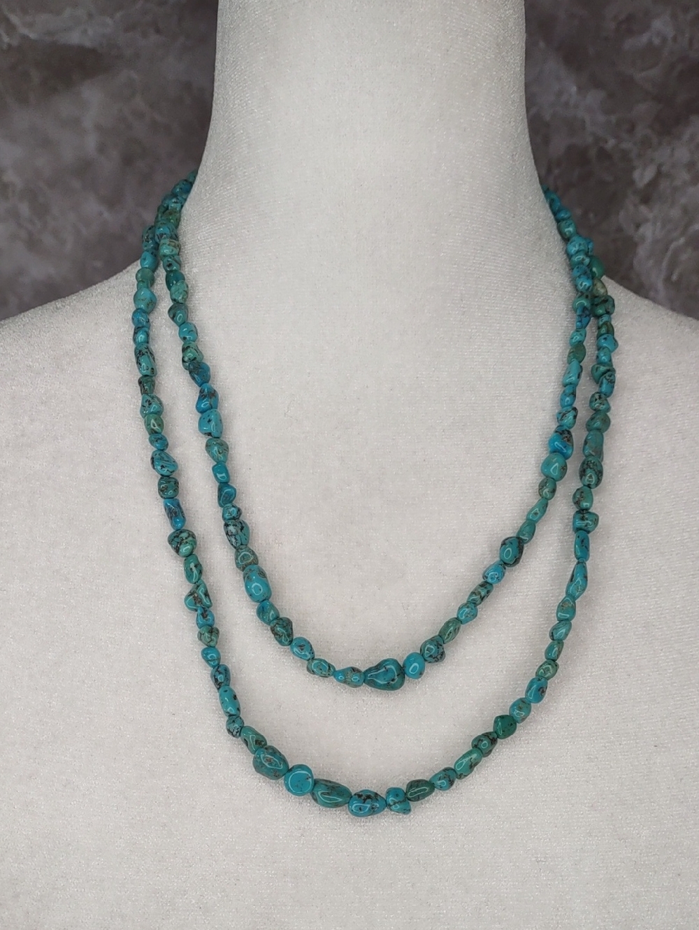 Artisan Crafted Turquoise Nugget Necklace